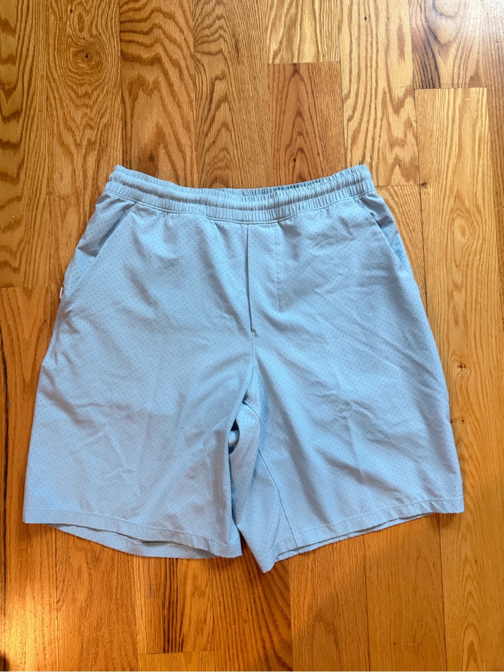 Lululemon Light Blue Men's Performance Mesh Shorts - Size M